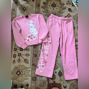Wicked Pink Sweatset sz L (10/12)